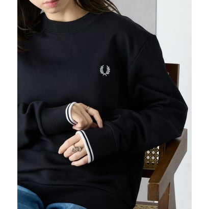 フレッドペリー FRED PERRY 【日本正規品】Crew Neck SweatShirt M7535 （ブラック）｜LOCOMALL（ロコンド公式ストア）