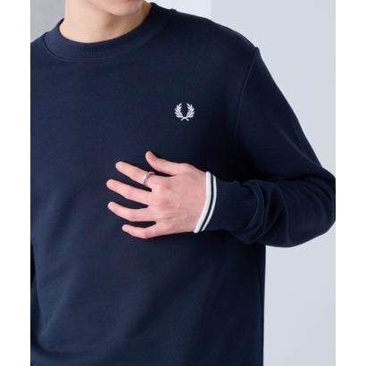 フレッドペリー FRED PERRY ◎26SS 先行予約販売◎【正規品】Crew Neck SweatShirt M7535 （ネイビー系2） 13,277円