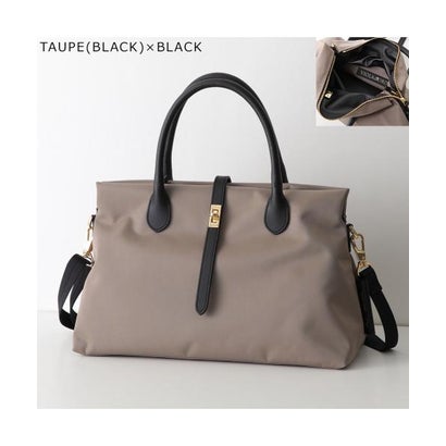ヴィオラドーロ VIOLAd\u0027ORO VIOLAd\u0027ORO ハンドバック BIANCA ビアンカ V-2251 （TAUPE(BLACK)×BLACK）