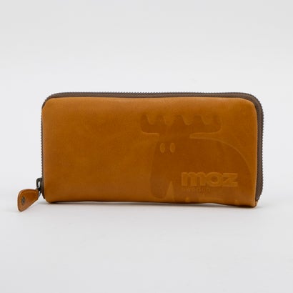 モズ moz ラウンドファスナー長財布 （82.キャメル）