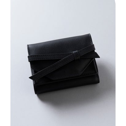 トーヴ TOV MIMI ー WALLET T24S07W281 札入れ ウォレット ミニウォレット シボ感 牛皮 カウなめし革 （黒いこと） レディース財布-財布・ケース-バッグ・小物・ブランド雑貨