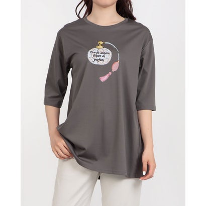 ブローディア BRODIAEA パフュームプリント半袖Tシャツ （グレー） 8,385円