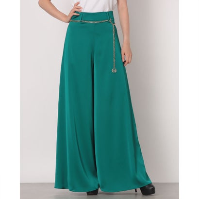 リナシメント RINASCIMENTO チェーンベルトサテンワイドパンツ （Verde）