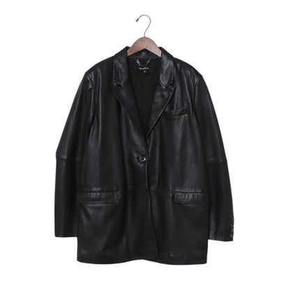 ウィッスルズ WHISTLES Stina Leather Blazer （Black）｜LOCOMALL（ロコンド公式ストア）