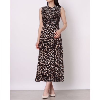 ウィッスルズ WHISTLES Heidi Leopard Spot Midi Dress （Leopard Print）