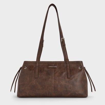Noane ノアン イーロンゲイティドハンドルショルダーバッグ （Distressed Coffee）