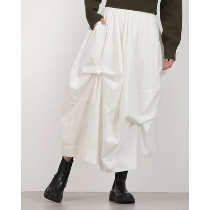 クラネ CLANE TUCKING VOLUME SKIRT (WHITE)|LOCOMALL(ロコンド公式ストア)