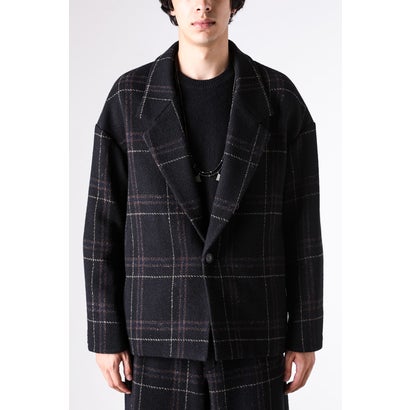 クロマニヨン CROMAGNON Jacket Shetland Wool Check （BLACK CHECK）