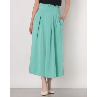 リナシメント RINASCIMENTO タックデザインサテンフレアスカート （Acqua Verde）