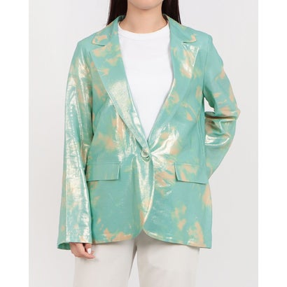リナシメント RINASCIMENTO タイダイ柄シャイニージャケット （var.Verde Acqua）