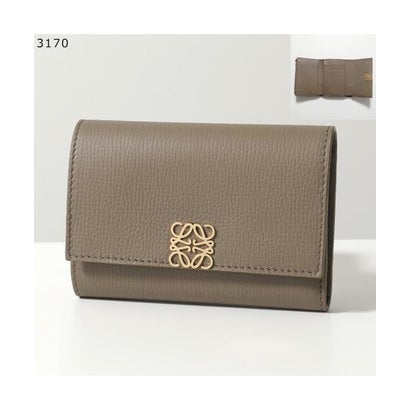 ロエベ LOEWE LOEWE 三つ折り銭入れ C821S33X01 ANAGRAM （3170/TAUPE/薄墨色赤銅色）