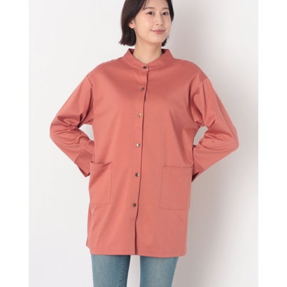 コットンブルー COTTON BLUE スタンドカラーロングシャツ （オレンジ） 8,360円