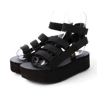 テバ Teva W フラットフォーム メビア サンダル （ブラック）｜LOCOMALL（ロコンド公式ストア）