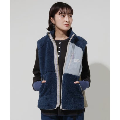 クリフ メイヤー KRIFF MAYER シャギーボアベスト （NAVY）