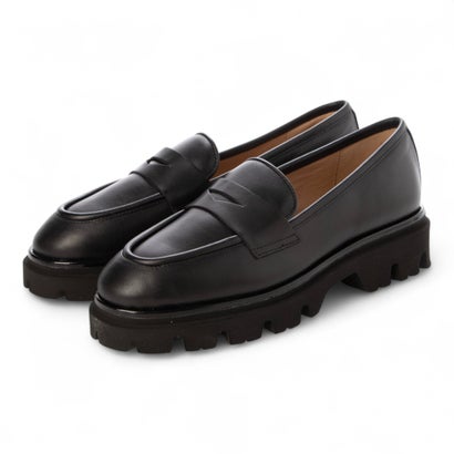 インターショシュール INTER-CHAUSSURES ライトタンクソールローファー （黒いこと）