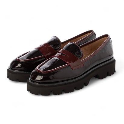 インターショシュール INTER-CHAUSSURES ライトタンクソールローファー （ダークブラウンコンビ）