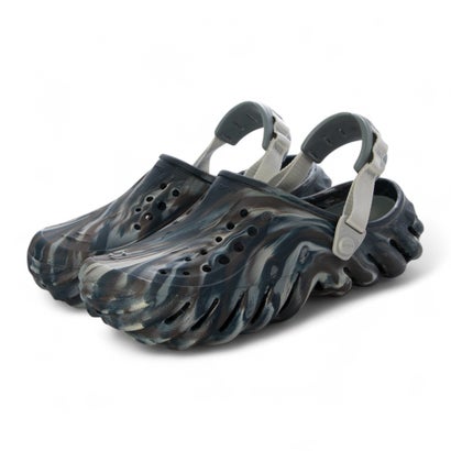 クロックス crocs Echo Marbled Clog （Black Sand/Multi） レディース靴-靴