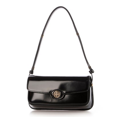 トリーバーチ TORY BURCH ロビンソン スパッツォラート レクタンギュラー ショルダーバッグ （BLACK）