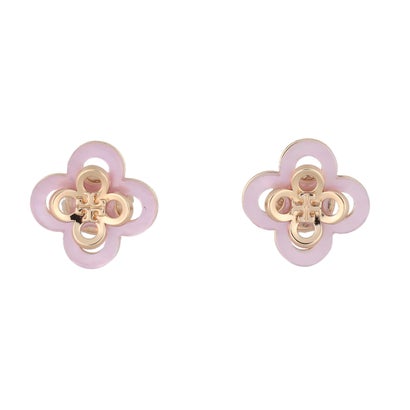 トリーバーチ TORY BURCH Kira Clover Stacked Stud Earring （T Gold / L PK）