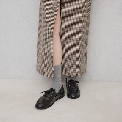 ラウナレア Launa lea 【25AW】ソフトデッキシューズ(S154) （ブラック）