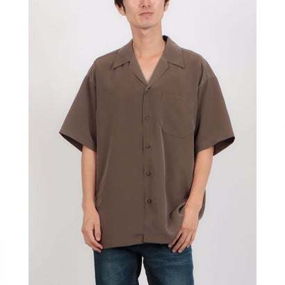 キャルトップ Cal Top CalTop OPEN COLOR S/S SHIRTS キャルトップ オープンカラーシャツ ポケット付き （ベージュ）