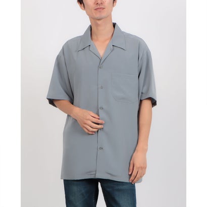 キャルトップ Cal Top CalTop OPEN COLOR S/S SHIRTS キャルトップ オープンカラーシャツ ポケット付き （グレー）