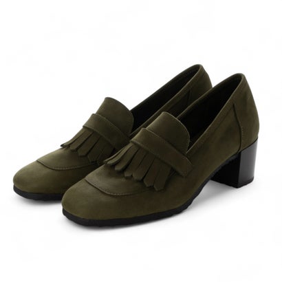 アルシュ arche SOUZOO ブロックヒールパンプス (RUWA)（カーキ） （KAKI）