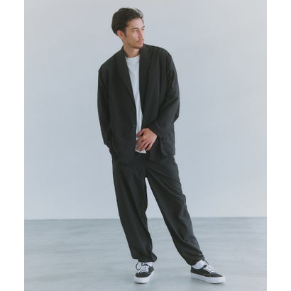 メゾンクラブ MAISON CLUB SUPER LIGRT TECH TRAVEL EASY TROUSERS /超軽量リップストップ素材 （ブラック）