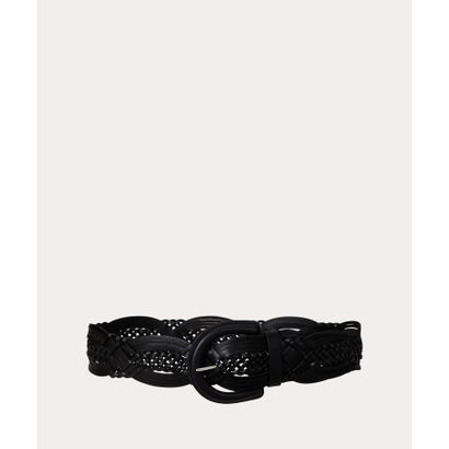 ローレン ラルフ ローレン LAUREN RALPH LAUREN ブレーデッド レザー ベルト （001ブラック） 17,424円