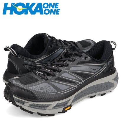 ホカ HOKA スニーカー マファテスピード2 メンズ 厚底 MAFATE SPEED 2 ブラック 黒 1126851-BCSTL｜LOCOMALL（ロコンド公式ストア）