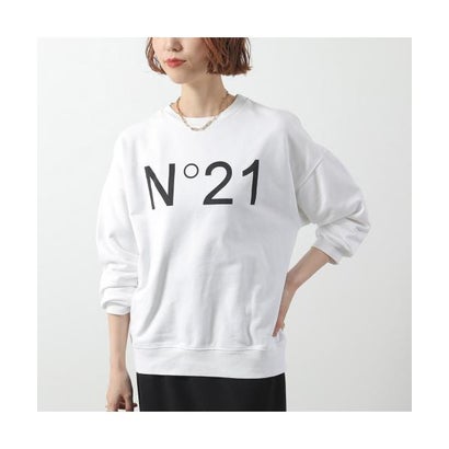 ヌメロ ヴェントゥーノ N21 N°21 調教師 E032 6329 流汗 （1101/白いこと） トップス-スウェット・トレーナー-レディースファッション