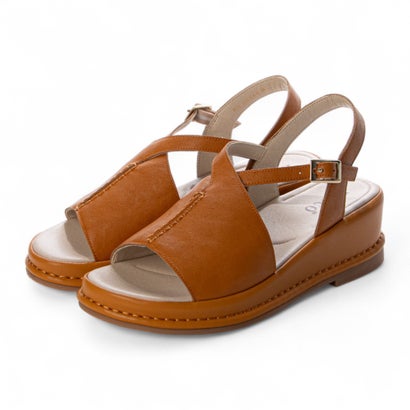 キスコ KISCO センターシームデザインサンダル （TAN）