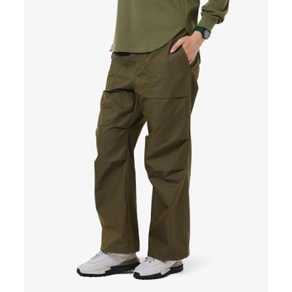ラコステ LACOSTE ワイドベイカーパンツ （オリーブ）