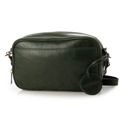 ズッケロ zucchero ズッケロ zucchero お財布ショルダー フルベジタブルタンニングレザー （GREEN）