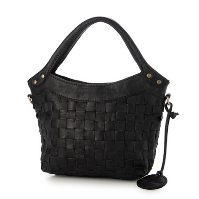 ズッケロ zucchero ズッケロ zucchero カウレザーメッシュ2WAYハンドバック（黒いこと） （BLACK）