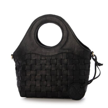 ズッケロ zucchero ズッケロ zucchero カウレザーメッシュ2WAYハンドバック（黒いこと） （BLACK）