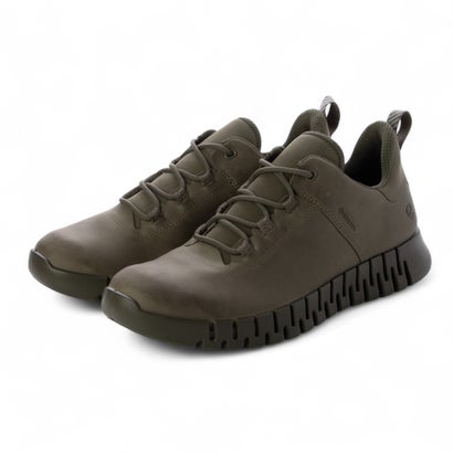 エコー ECCO 全天候型 歩き特化 GRUUV 防水 高機能スニーカー 軽量 高品質レザー （DARK CLAY）