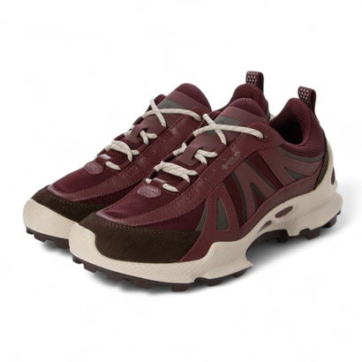 山びこ ECCO 軽さ原料品 雨合羽 先端技術 BIOM C-TRAIL 全天候 役立つこと性スニーカー アウトドア 御前上等ヌバックレザー （MOCHA / DARK RUBY / DARK RUBY）