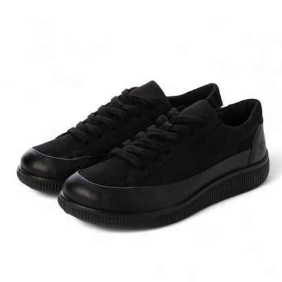 山びこ ECCO 全天候型 SOFT ZERO スニーカー 割り増し金なめし革当て嵌める 本革 雨合羽 （Black/Black） レディース靴-スニーカー