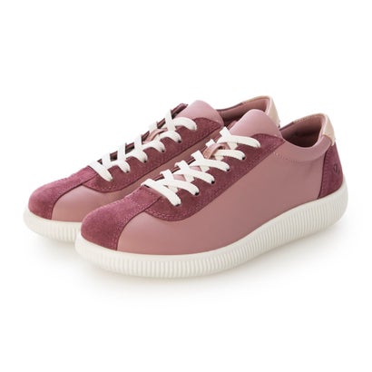 エコー ECCO 快適フィット SOFT ZERO スニーカー 上質スエードレザー 本革 （BLUSH/NOCTURNE）