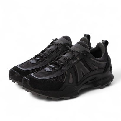 山びこ ECCO 軽さ原料品 雨合羽 先端技術 BIOM C-TRAIL 全天候 役立つこと性スニーカー アウトドア 御前上等ヌバックレザー （BLACK / BLACK / BLACK）
