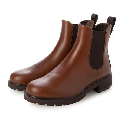 山びこ ECCO 軽さ厚底 METROPOLE VIENNA サイドゴアブーツ 奥ゆかしい御前上等カウなめし革 本革 （MINK） ブーツ-レディース靴