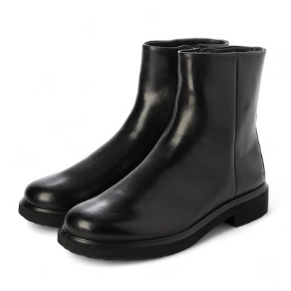 エコー ECCO シンプル 幅広 METROPOLE AMSTERDAM ショートブーツ しなやか上質カウレザー 本革 （BLACK）