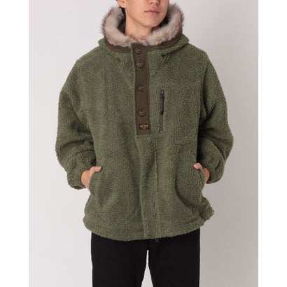 クリフ メイヤー KRIFF MAYER ボアミリタリーフードJK (OLIVE GREEN)