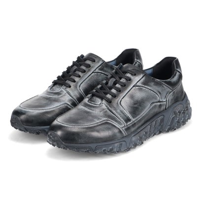 フープディドゥ whoop'-de-doo' 厚底 vibram 防滑 ローカット レザースニーカー 【デュアリティ】 （BLB）｜LOCOMALL（ロコンド公式ストア） 16,781円