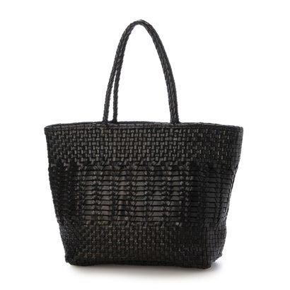ペルケ perche 牛革メッシュ編みトートL （BK）
