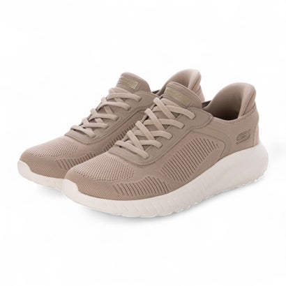 スケッチャーズ SKECHERS SLIP-INS:BOBS SPORT SQUAD CHAOS - CURRENT MUSE（スリップインズ：ボブス スクワッド 騒々しい混乱 - カレント ムーサ）バンジーレーススニーカー 117497W （トープ）