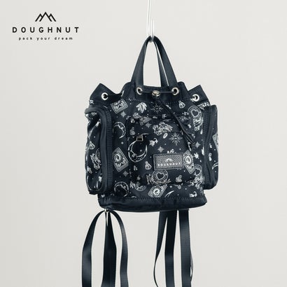 ドーナツ DOUGHNUT ミニ 背嚢 デイパック うしろ側容器に並べる 背嚢  ショルダーバッグ 2WAY PYRAMID TINY THE MYSTIC CLUB II 再利用 愛くるしげPND34400315DT （黒いこと） キッズ・ベビー・マタニティ-バッグ・ランドセル