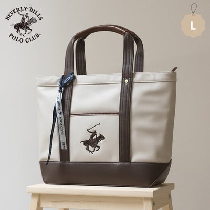 ビバリーヒルズポロクラブ BEVERLY HILLS POLO CLUB トートバッグ レディース A4対応 大きめ PU 合皮 通勤 肩掛け 自立 刺繍ロゴ 大人可愛い 軽量 上品 シンプル BHPC ブランド PUトートバッグL PN28492504