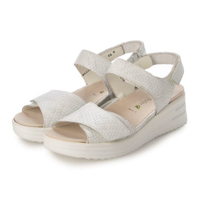 ヨーロッパコンフォートシューズ EU Comfort Shoes Waldlaufer ストラップサンダル (silver)|LOCOMALL(ロコンド公式ストア)